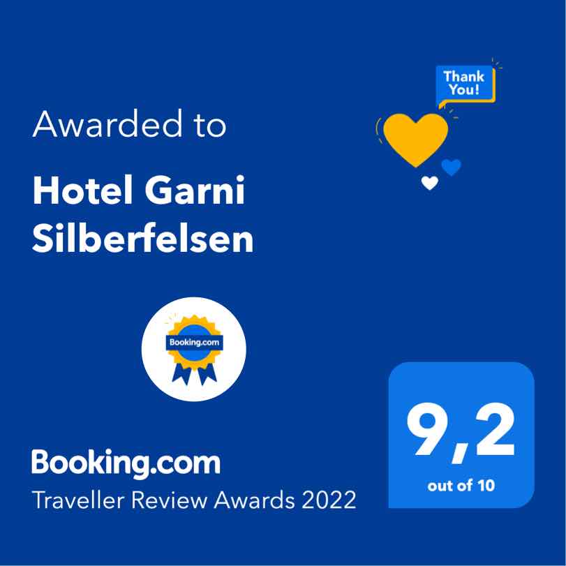 Hotel Silberfelsen erhält Booking.com Award